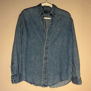 Vintage Women’s Ralph Lauren Sport Denim button-up